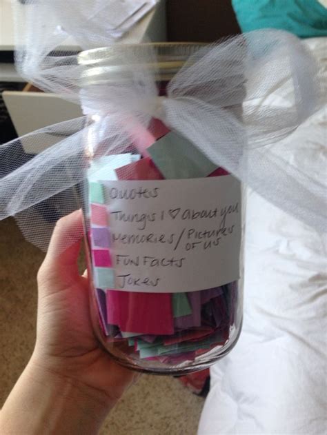 Jar Handwritten Notes For Your Friend Or Loved One The Idea Is