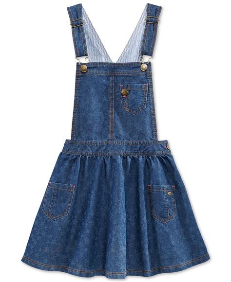 Tommy Girl Girls Denim Jumper Dress Kids And Baby Macys Girls