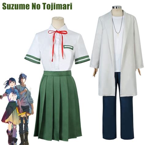 New Anime Suzume No Tojimari Cosplay Costume Iwado Sota Suzume Cosplay