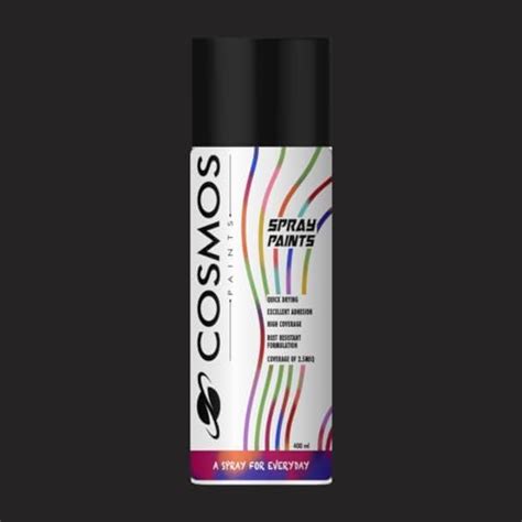 Cosmos Paints Matt Black Finish Spray Paint Ml Amazon In Car