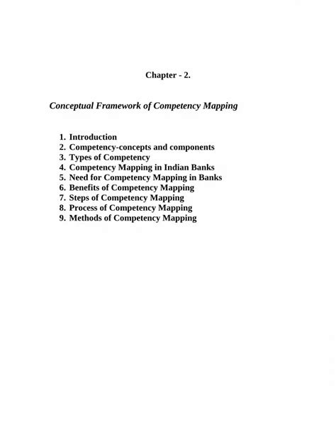 PDF Chapter 2 Conceptual Framework Of Competency Mapping DOKUMEN TIPS