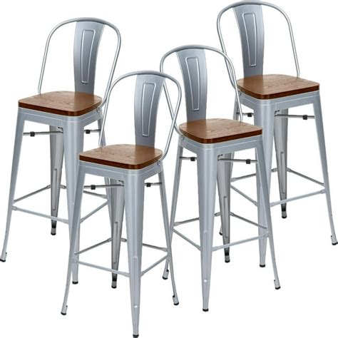 Furniture 30 Inches Bar Stools Counter Height Bar Stools With Back