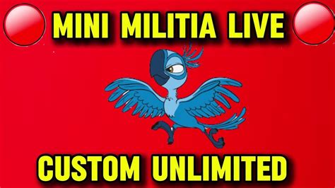 Mini Militia Live Streaming Custom Unlimited Join Kingstarda Youtube