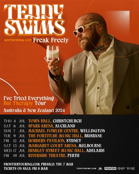 TEDDY SWIMS Announces IVE TRIED EVERYTHING BUT THERAPY TOUR