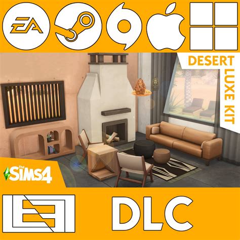 The Sims 4 Desert Luxe Kit Mac Win Online EA Steam Epic Shopee