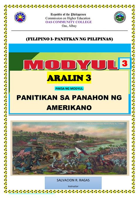 Solution Modyul Aralin Filipino Panitikan Ng Pilipinas Studypool My