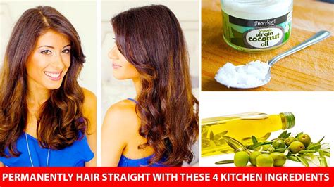 Straighten Your Hair Permanently With This Simple 4 Ingredient Recipe