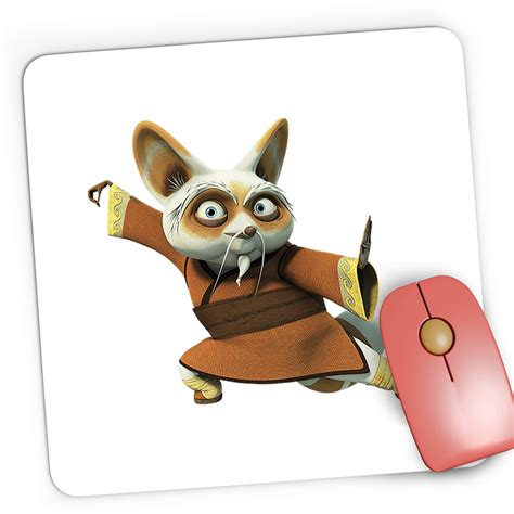 Mousepad Gaming Master Shifu Kung Fu Panda Instructor Sensei, 21x19 cm ...