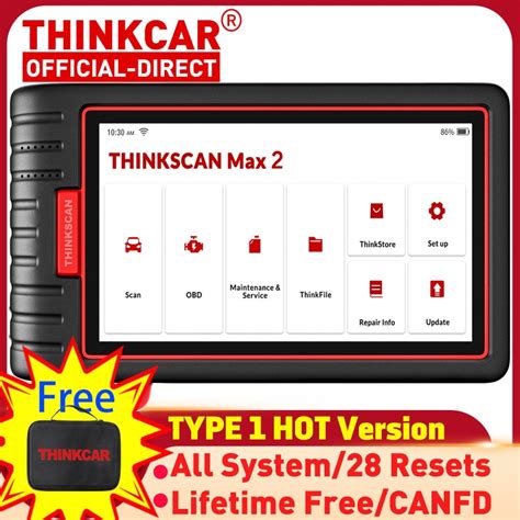 Jual Thinkcar Thinktool Max 2obd2 Scanner Professional Full System Obd2