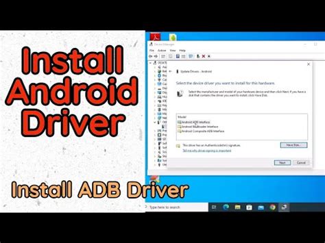 Install Android USB Device Driver On Window How To Install Adb And