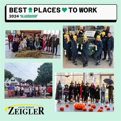 Glassdoor Honors Zeigler Auto Group For A Second Consecutive Year With