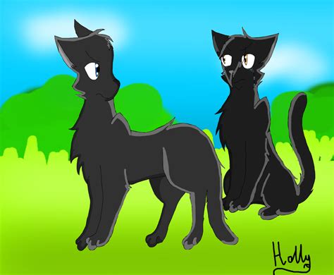 Crowfeather and Breezepelt by Holly2001 on DeviantArt