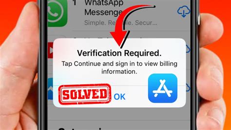 How To Fix Verification Required On App Store Iphone Ipad Ios