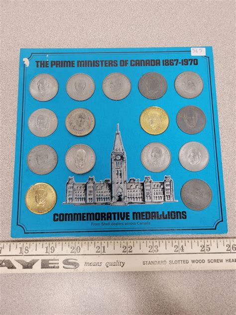 The Prime Ministers of Canada. Complete set of 15 Canadian Prime ...