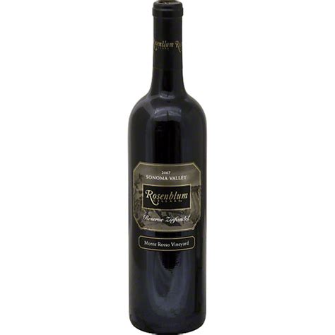 Rosenblum Cellars Zinfandel 750 ml | Shop | Ingles Markets