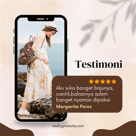 Gratis Desain Contoh Testimoni Canva