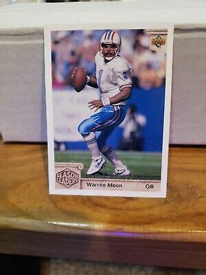 Upper Deck Warren Moon Season Leaders Houston Oilers Ebay