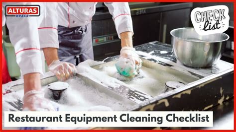 Restaurant Equipment Cleaning Checklist | Alturas Contractors