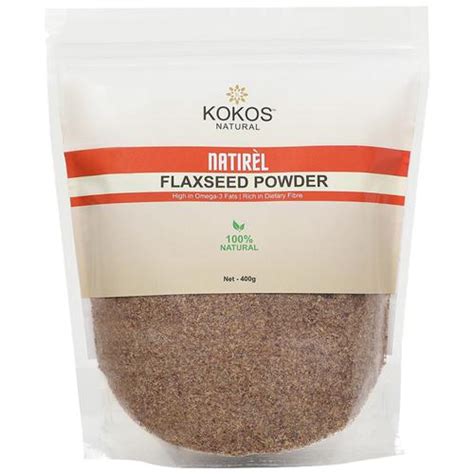 Buy Kokos Natural Flax Seed Powder Rich In Omega 3 Fatty Acids Helps