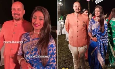 Yeh Rishta Kya Kehlata Hai Actress Mohena Kumari Singh Gets Engaged In Goa India Tv