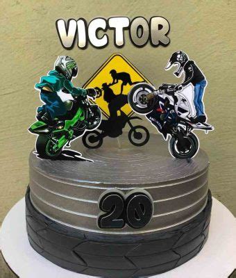 Bolo De Moto 50 Modelos Para Quem Ama Motociclismo Artesanato Passo