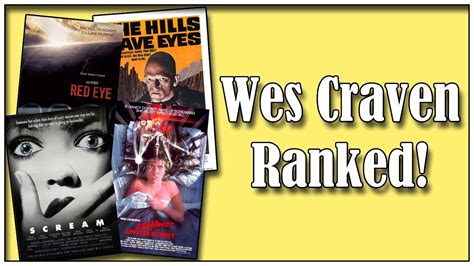 Every Wes Craven Movie Ranked YouTube