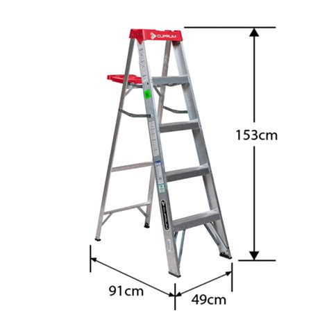 Escalera Aluminio Tijera M Pelda Os Kg Cuprum Tecnoplus