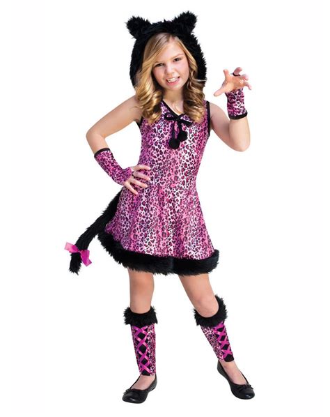 Pink Kitty Girls Costume – Spirit Halloween | Pink leopard print dress ...