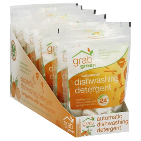 Grab Green Automatic Dishwasher Tangerine With Lemongrass Case Of 6 24 Count