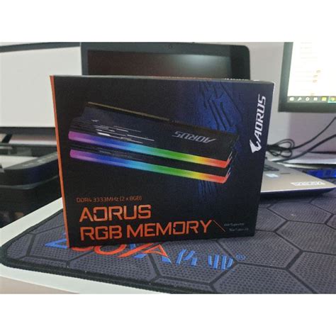 Gigabyte Aorus Rgb Kit Ddr4 16gb 2x8gb 3333mhz Local Manufacturer Warranty Shopee Malaysia