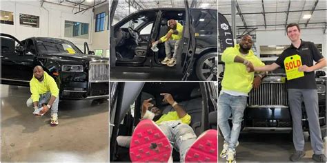 Davido Soffre Une Rolls Royce Cullinan 2021 Dune Valeur De 205