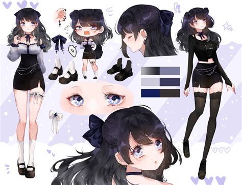 Anime Reference Sheets And Character Design | Legiit