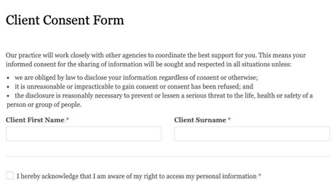 Online Consent Forms Snapforms Australia