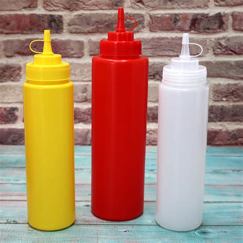 Squeezing Bottle With Dust Cover Porous Squeeze The Sauce Bottle