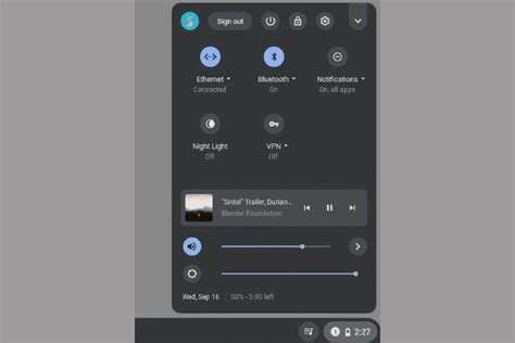 Chrome OS S Media Controls Is Moving To Quick Settings Like On Android 11
