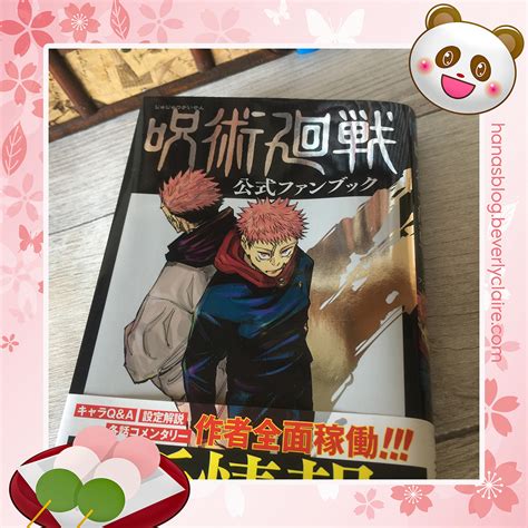 Jujutsu Kaisen Official Fanbook Or Guidebook Review Hana S Blog