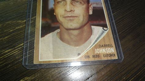 1962 Topps 16 Darrell Johnson Baseball Card Ebay