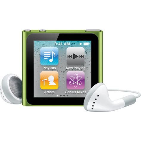 Apple 8gb Ipod Nano Green 6th Generation Mc690lla Bandh Photo