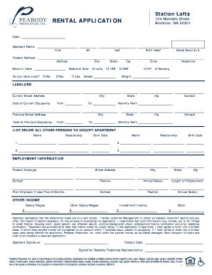 Fillable Online Massaccesshousingregistry Station Lofts Application