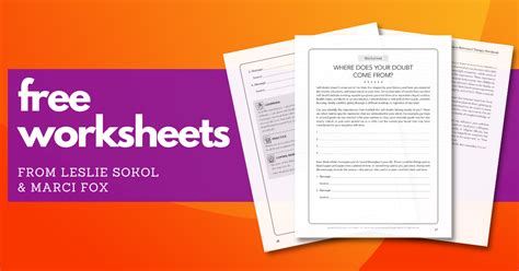 Cbt Worksheets