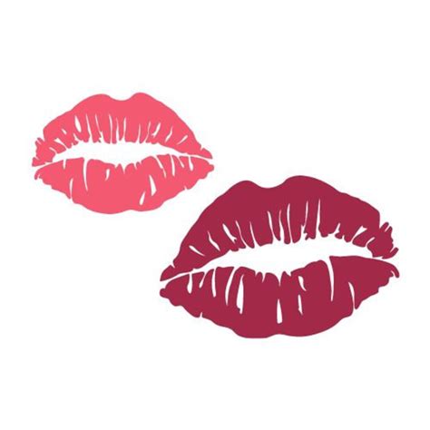 Kiss Kiss Svg Lips Lips Svg Valentines Day Valentines Valentines Day