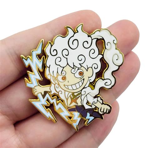 One Piece Luffy Gear Chibi Enamel Pin Distinct Pins