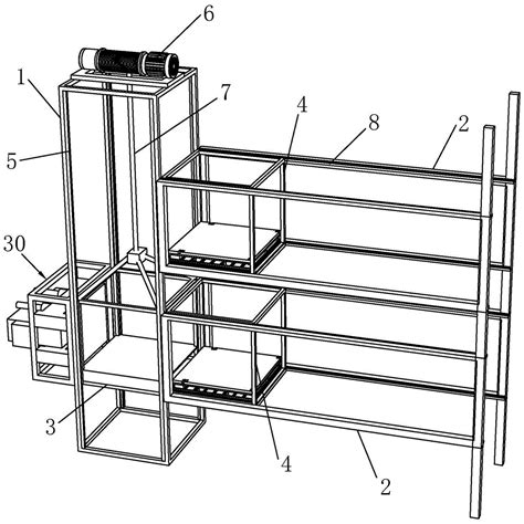 一种建筑外立面施工用横向运输装置的制作方法2