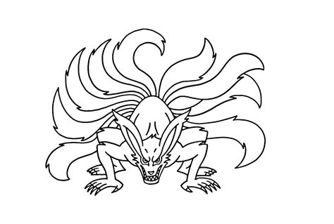 Kurama Susanoo Armor Kurama Coloring Pages Páginas para colorear