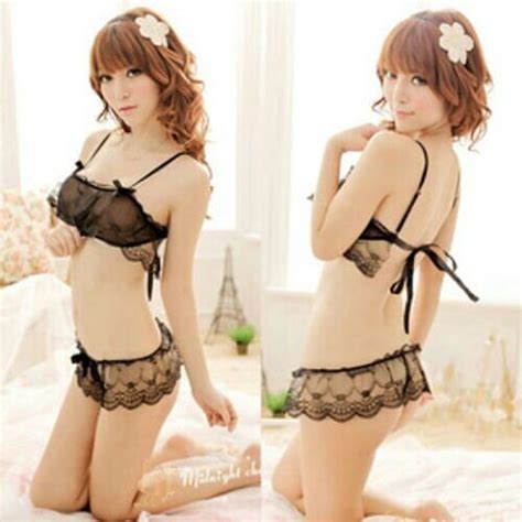 Jual Baju Tidur Wanita Import Black Lace Bikini Lingerie W Flickr