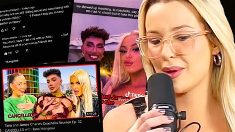 Tana Mongeau Defends James Charles And Drags Drama Channels Youtube