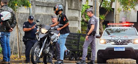 Operação da PM e GCM contra roubos e furtos apreende sete motos em