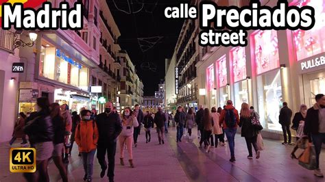 MADRID WALKShopping Street PRECIADOS Walking Tour City