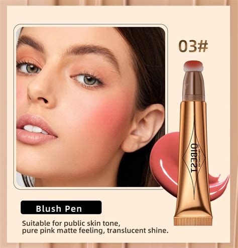 Herrnalise Makeup Liquid Blush Soft Cream Blush For Cheeks Natural