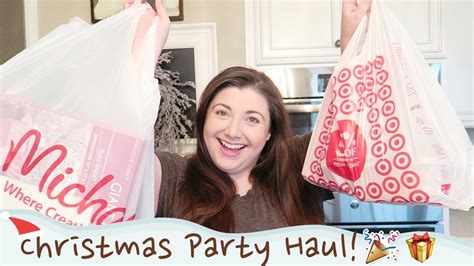 Christmas Party Haul Vlogmas Day 16 Youtube